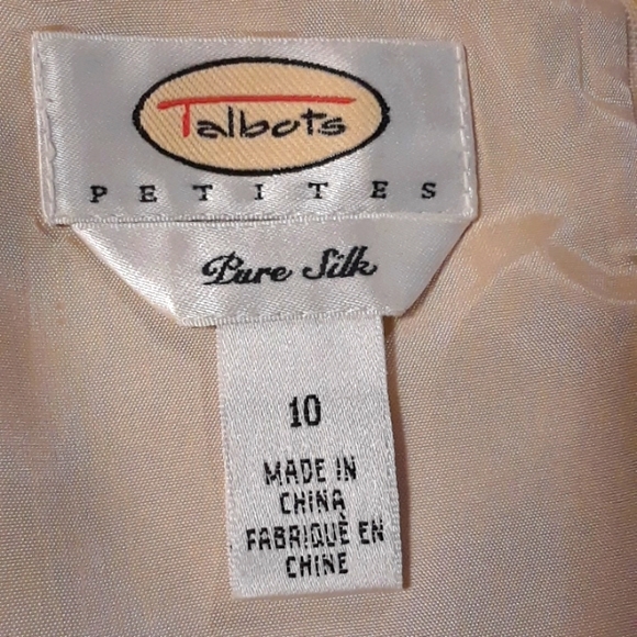 Talbots Petites silk formal suit - Picture 9 of 9
